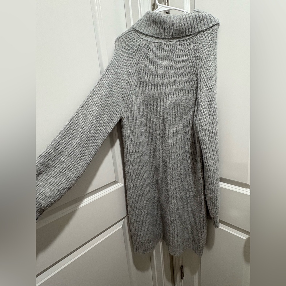 Cozy Gray Women's Sweater Dress by Love Ellie - Picture 5 of 8